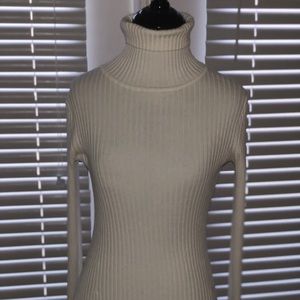 Off White Turtleneck.